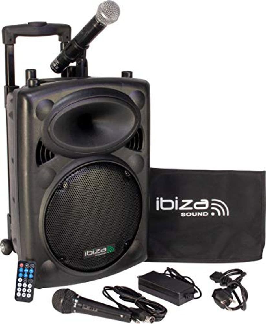 Producto Ibiza Sound PORT10VHF-BT Sistema de sonido portátil y autónomo de 10"