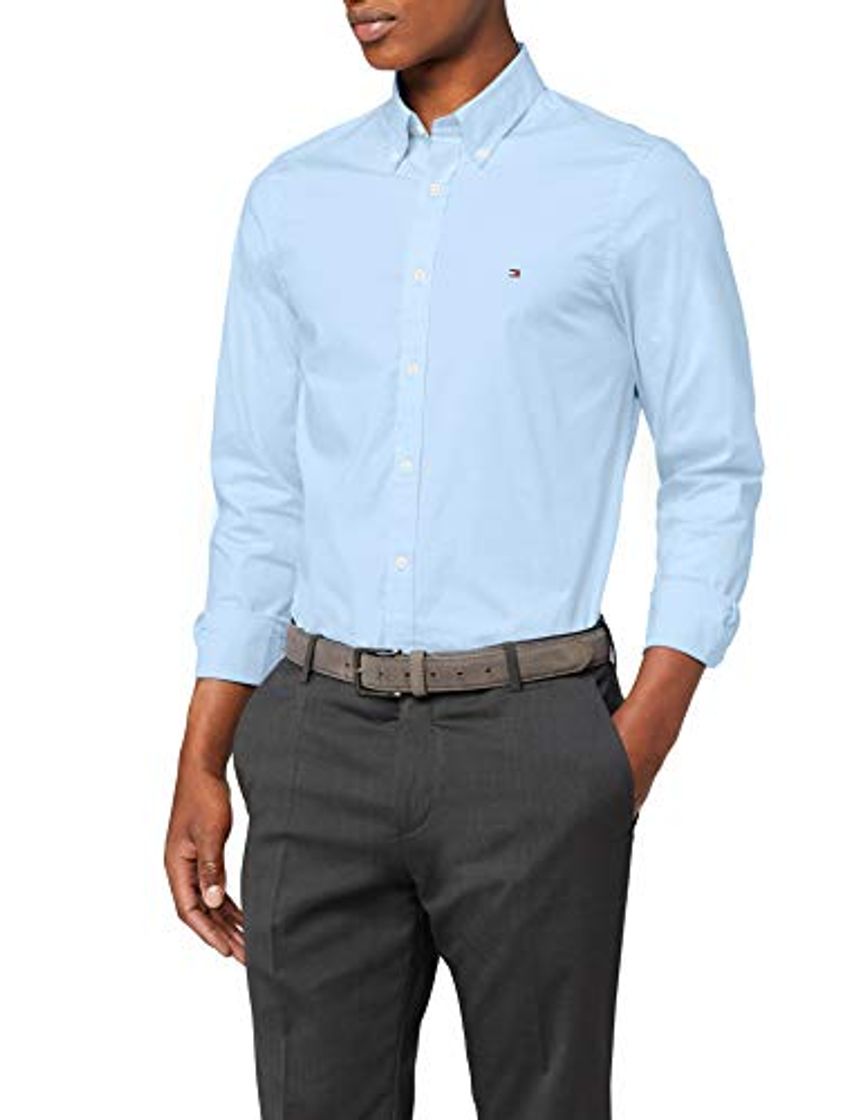 Product Tommy Hilfiger Core Stretch Slim Poplin Shirt Camisa, Blanco