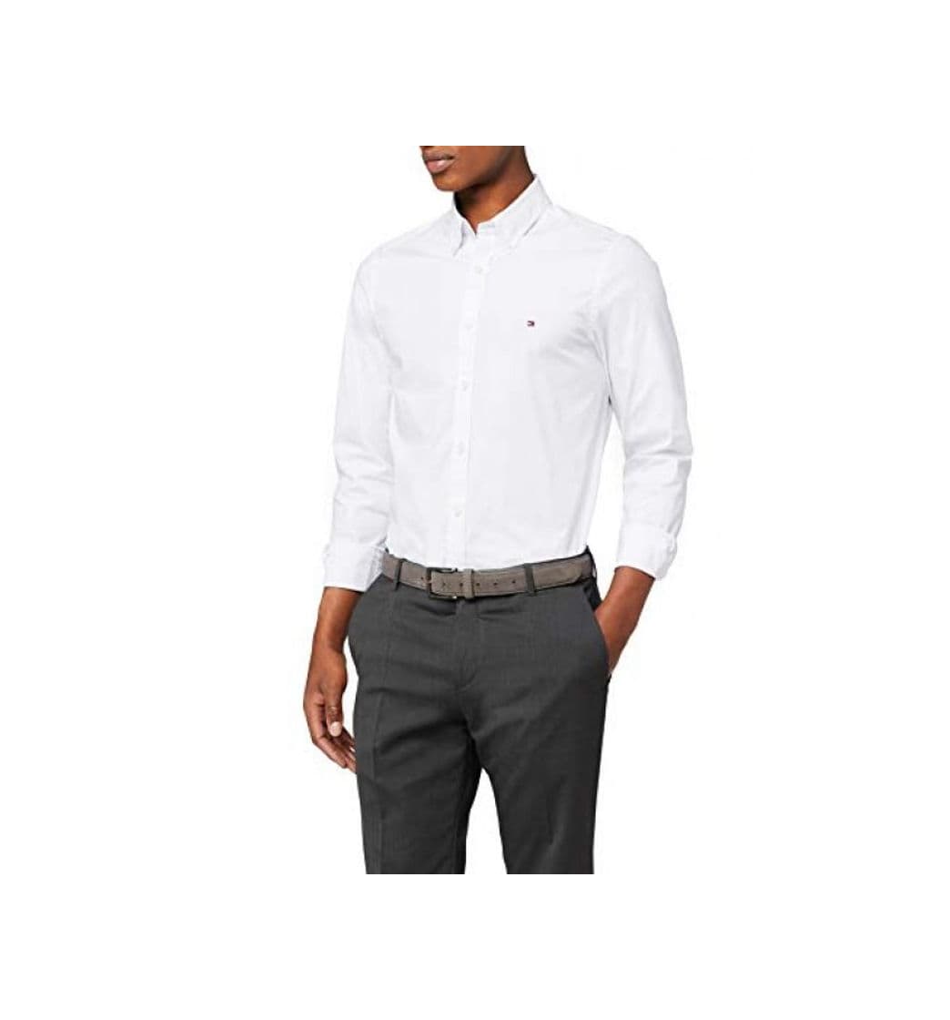 Producto Tommy Hilfiger Core Stretch Slim Poplin Shirt Camisa, Blanco