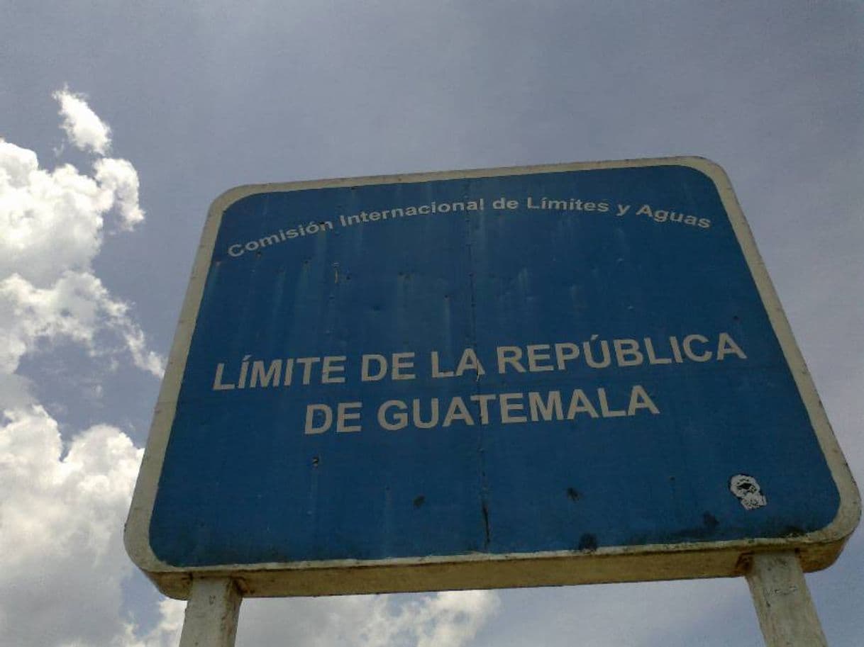 Lugar Límite de México con Guatemala