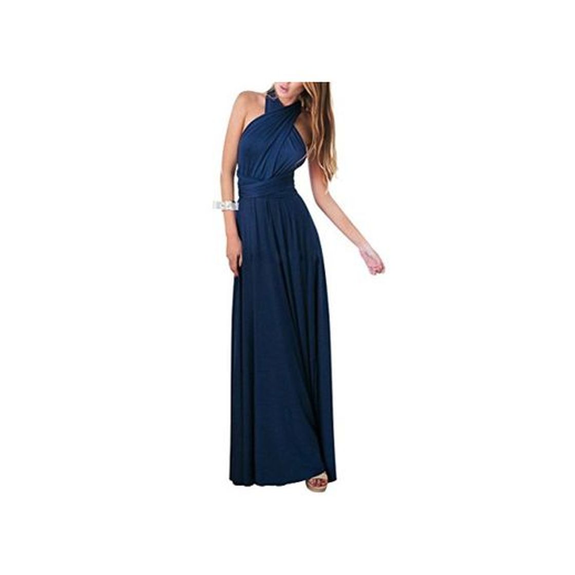 Moda Lover-Beauty Vestido Largo Mujer para Noche y Fiesta Casual Algodón Ropa Top