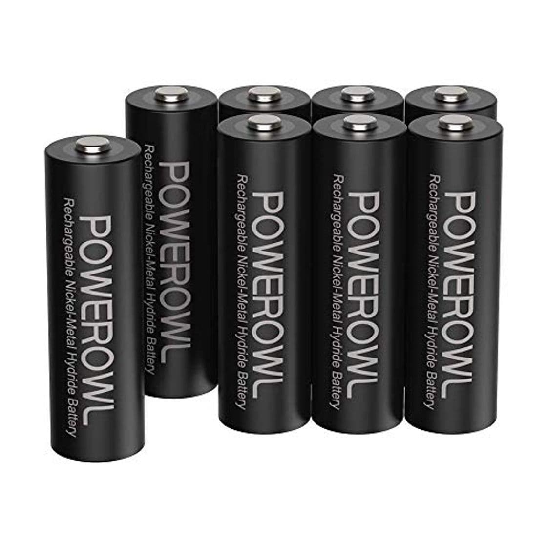 Product Pilas AA Recargable POWEROWL Alta Capacidad 2800mAh 1.2V Pilas Recargables AA NI-MH