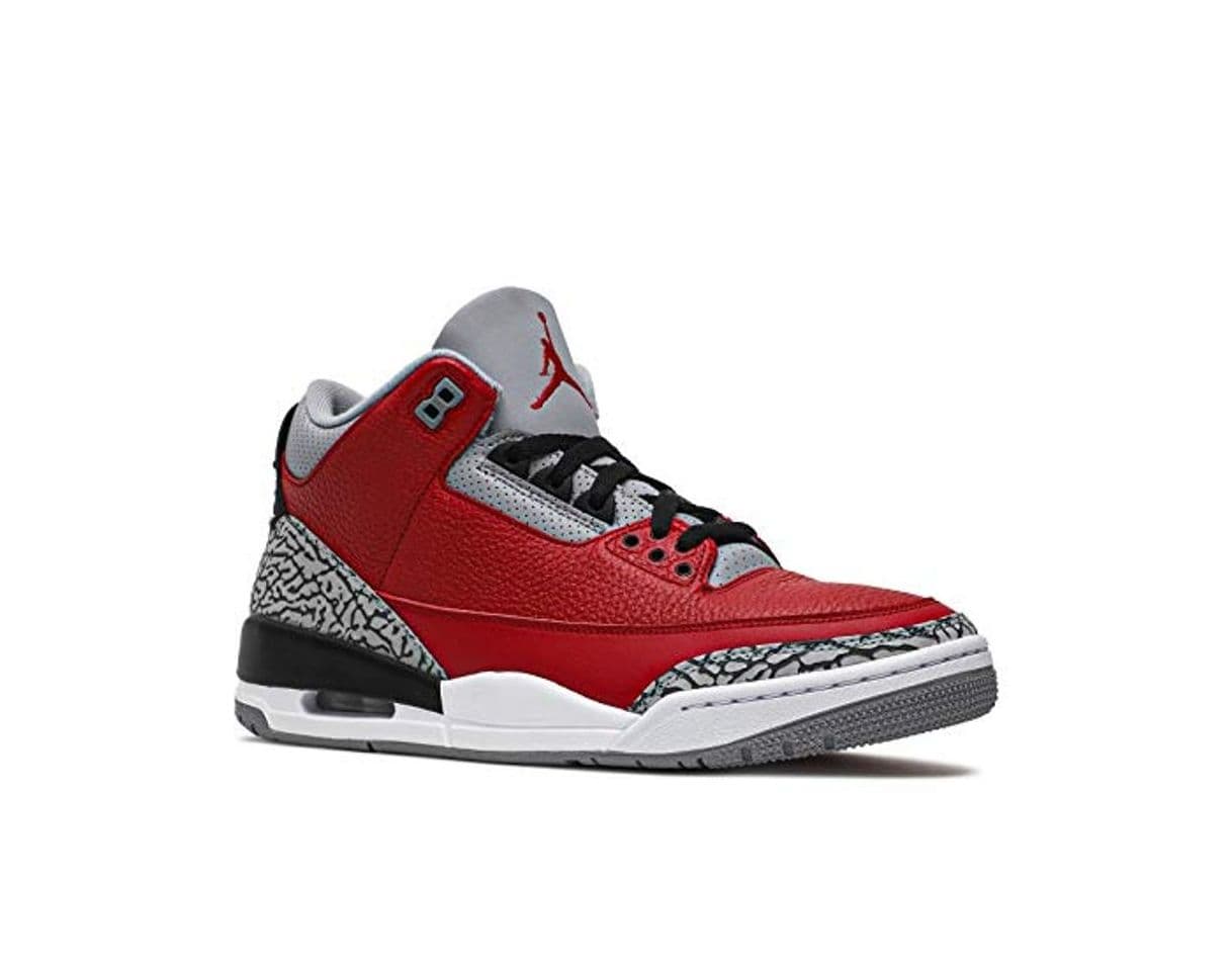 Moda Jordan Air 3 Retro SE, Basketball Shoe Mens, Rojo Pasión