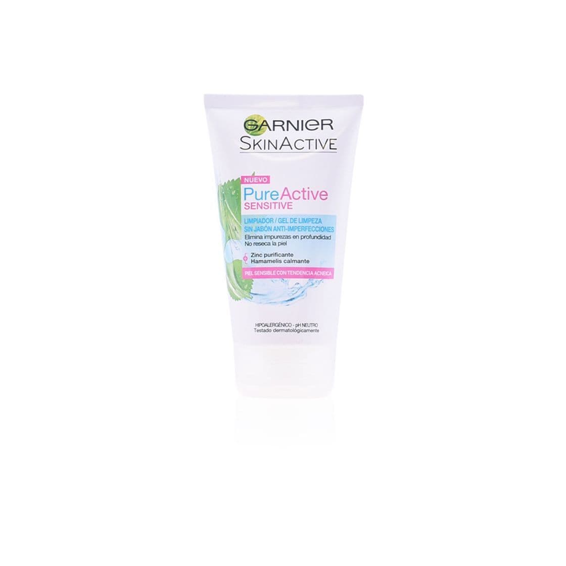 Beauty Garnier Skin Active Pure Active Sensitive Limpiador sin Jabón Anti-Imperfecciones para Pieles