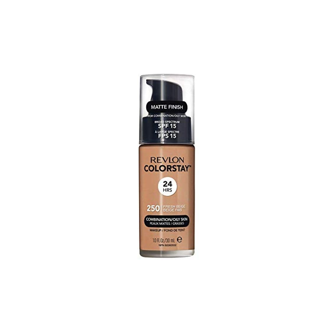 Beauty Revlon Colorstay 24H, Base de maquillaje para rostro, para cutis mixto/graso, con