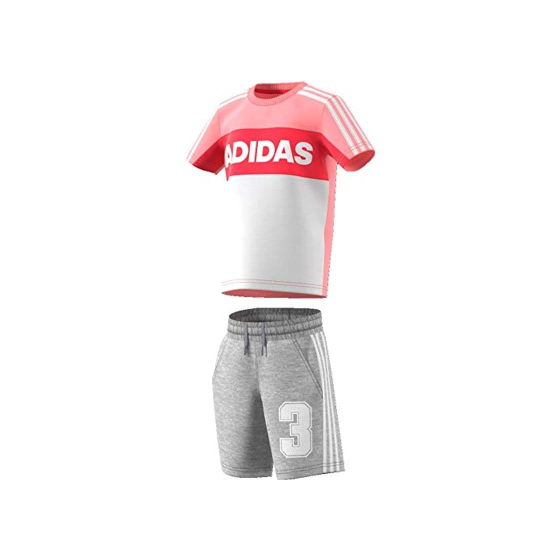 Producto adidas LK G SS Tracksu Conjunto Deportivo, Unisex bebé, rosglo/Brgrin, 92