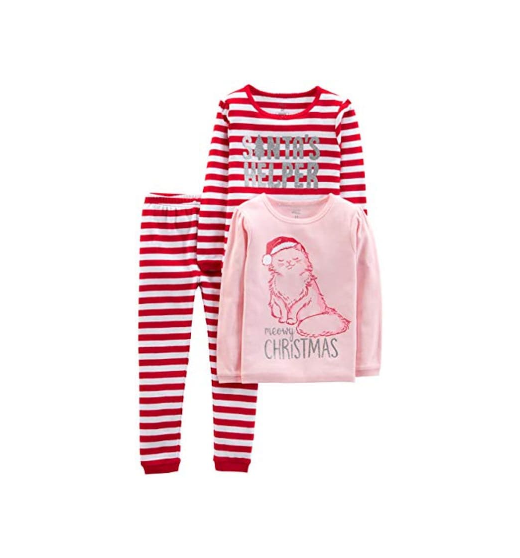 Moda Simple Joys by Carter's - Pijama - para niña multicolor Red Stripe