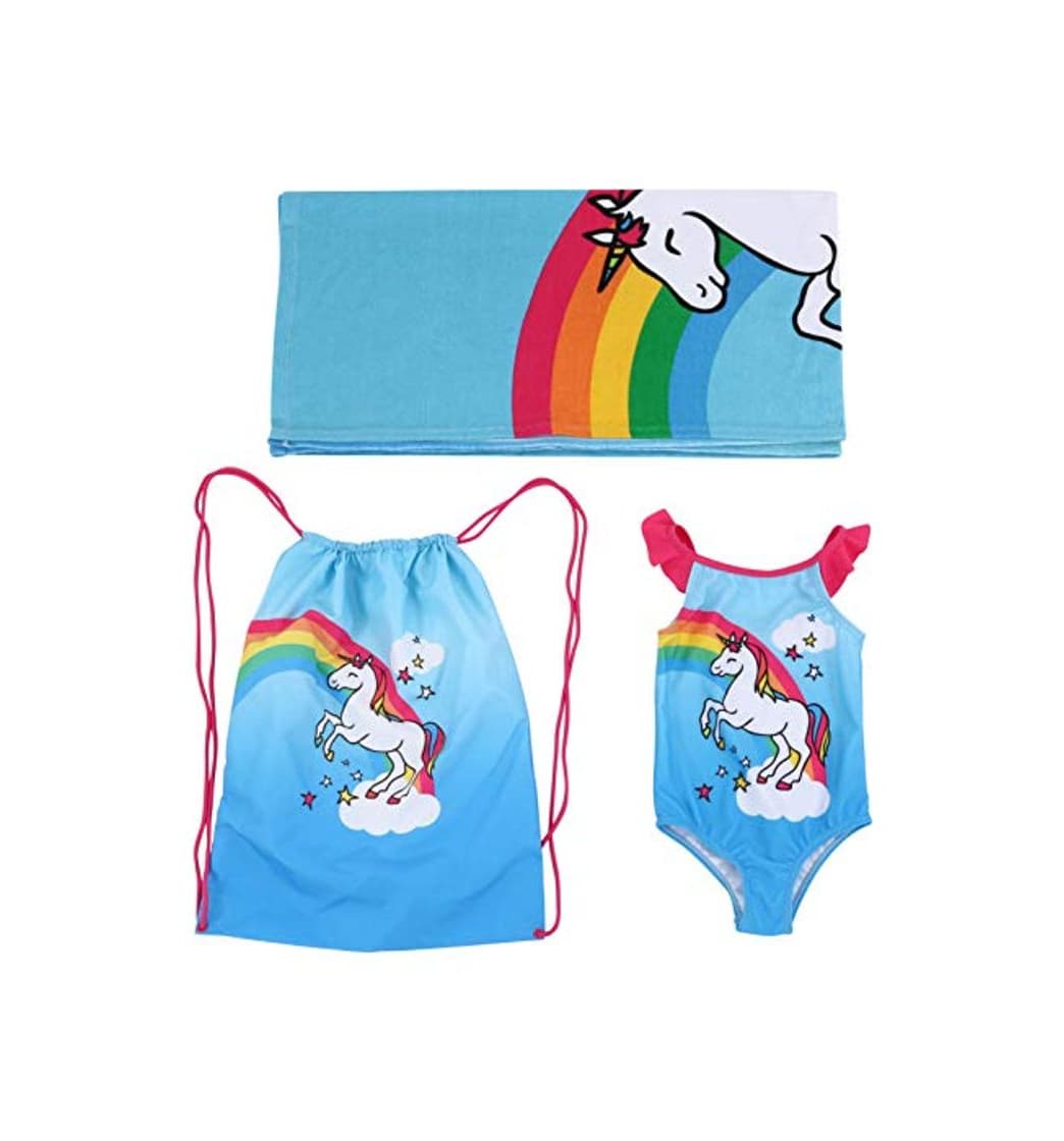 Moda Dreamwave Muchachas Unicornio Swim Esencial