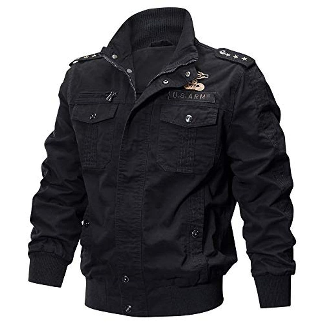 Moda Chaqueta de Manga Larga de los Hombre Lavado Chaqueta Militar Gran tamaño Escudo Transpirable táctico BaZhaHei Invierno Abrigo Casual con Capucha de Lana Capa Jacket Parka Pullover