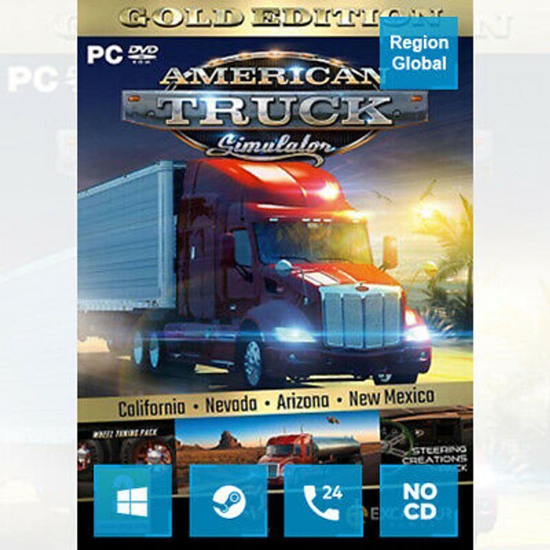 Videojuegos American Truck Simulator: Gold Edition