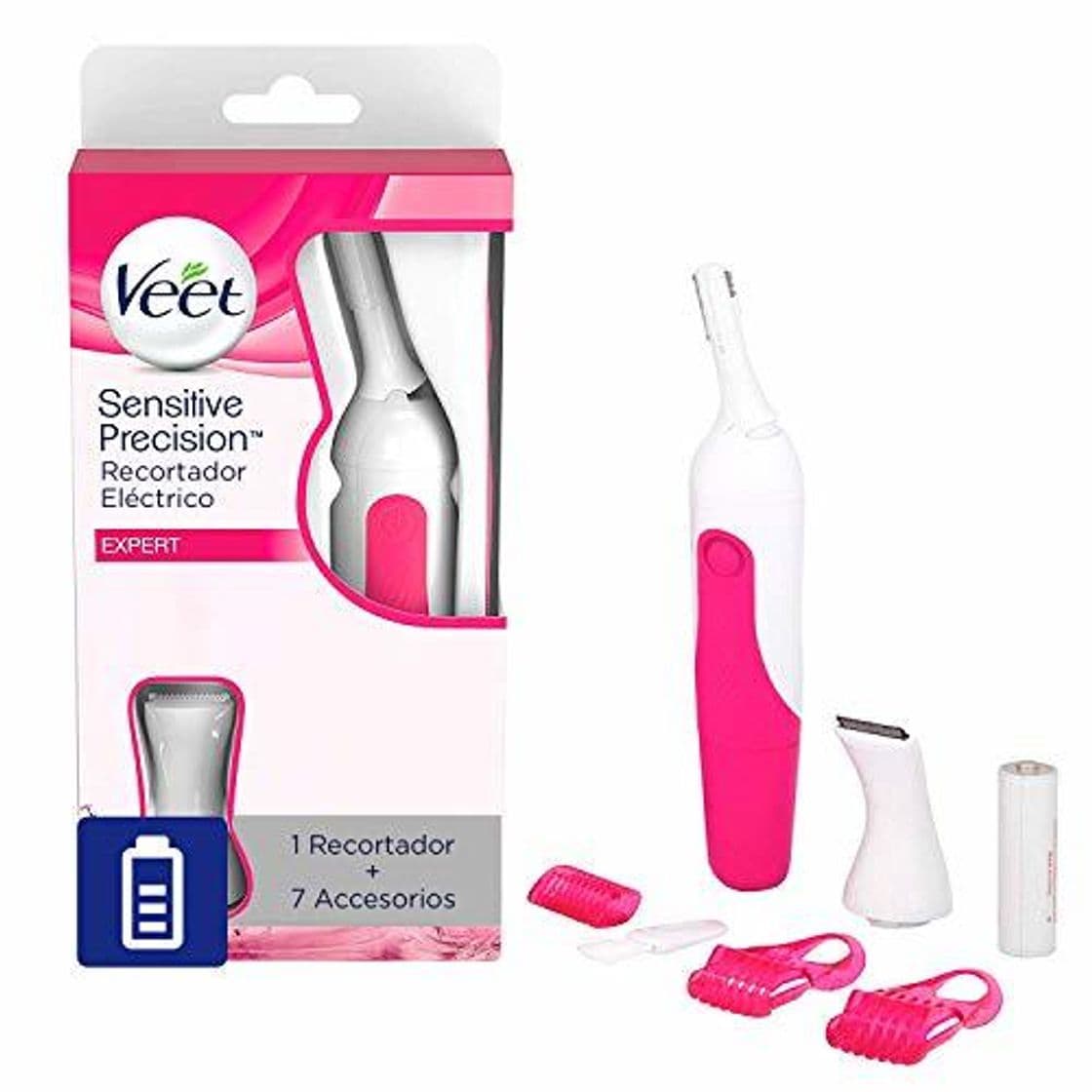 Beauty Veet Sensitive Precision - Recortador Eléctrico Depilador Mujer Zonas Sensibles