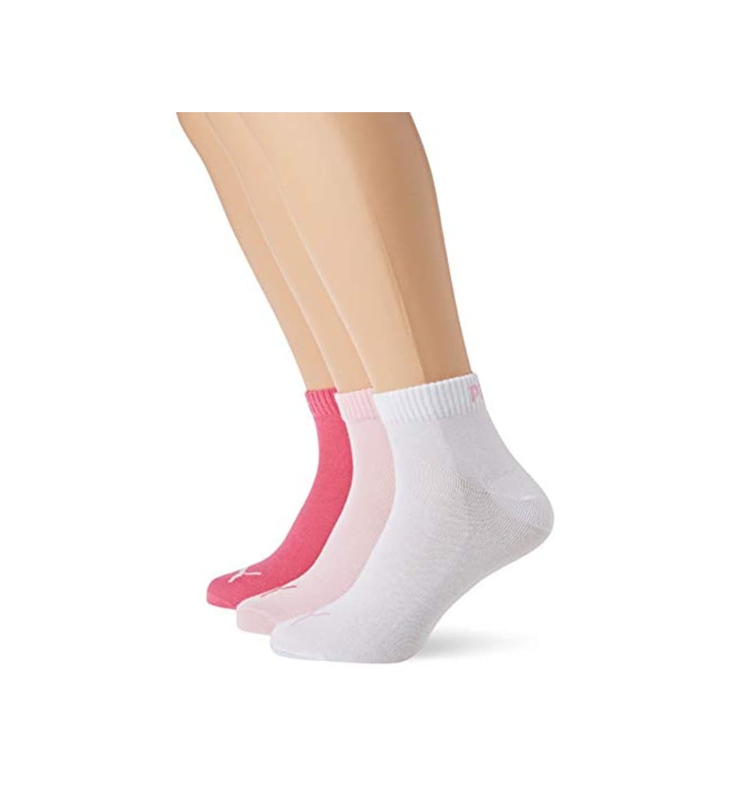 Product Puma Quarter Plain, Calcetín Unisex Adulto, Rosa