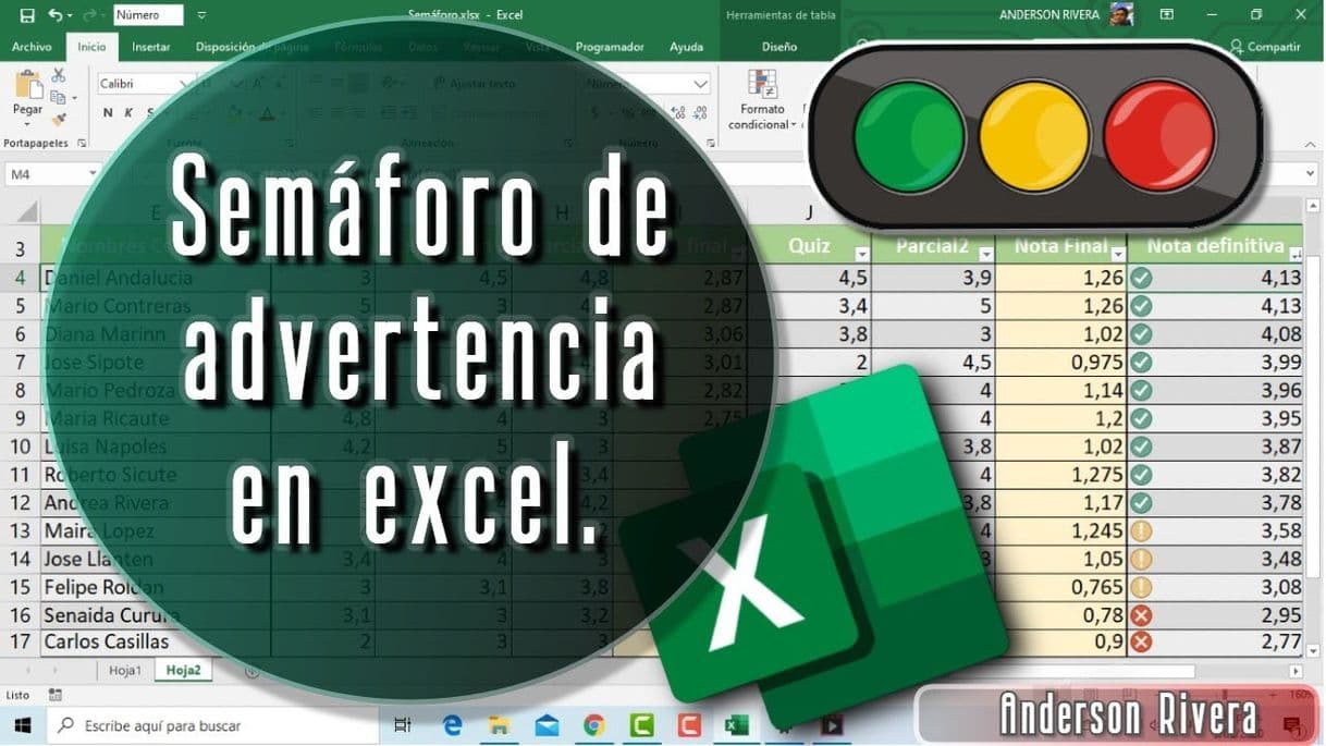 Fashion Cómo hacer un semáforo de advertencia en excel - YouTube