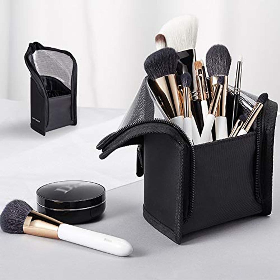 Moda Brochas de Maquillaje Estereoscópico Bolsa de Almacenamiento Artículos de Tocador de Moda Portátil Contenedor Cosmético Organizador Viaje Hogar Baño Kit de Ahorro de Espacio