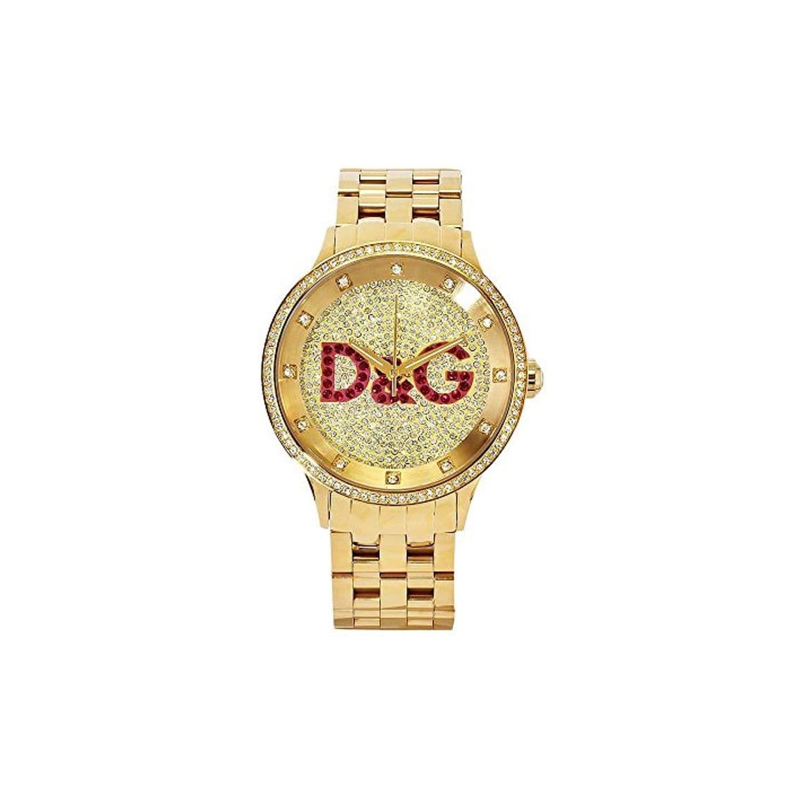 Moda Dolce & Gabbana Time Big IPG Gold DIAL with Red Logo BRC