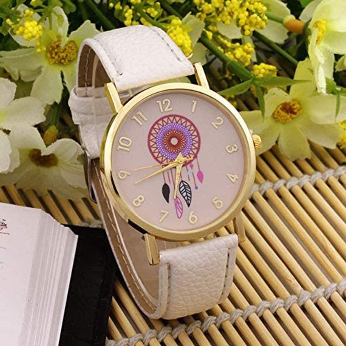 Moda TrifyCore Reloj de Atrapasueños Cinturón de Moda Blanco paramujeres 1 Paquete