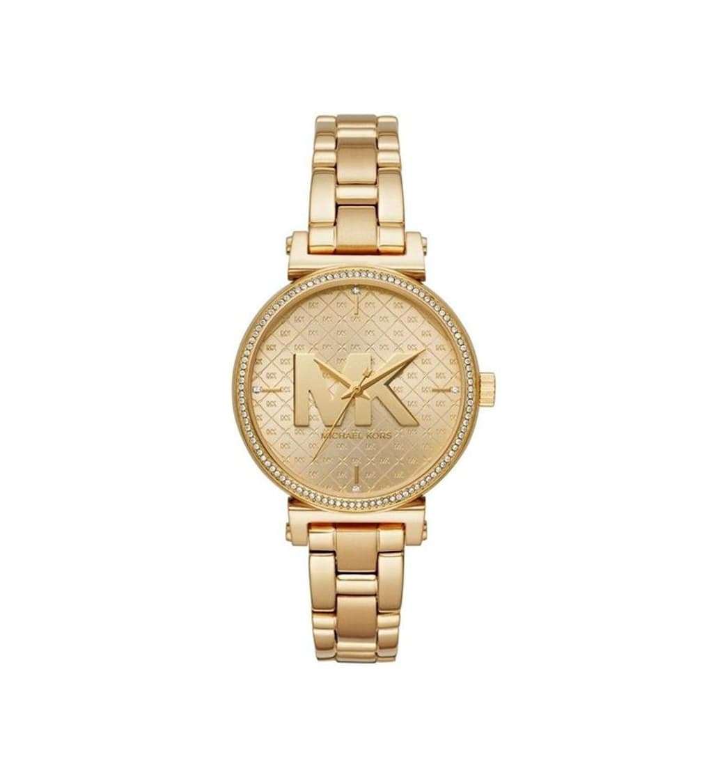 Moda Michael Kors Reloj Analogico para Mujer de Cuarzo con Correa en Acero Inoxidable MK6589