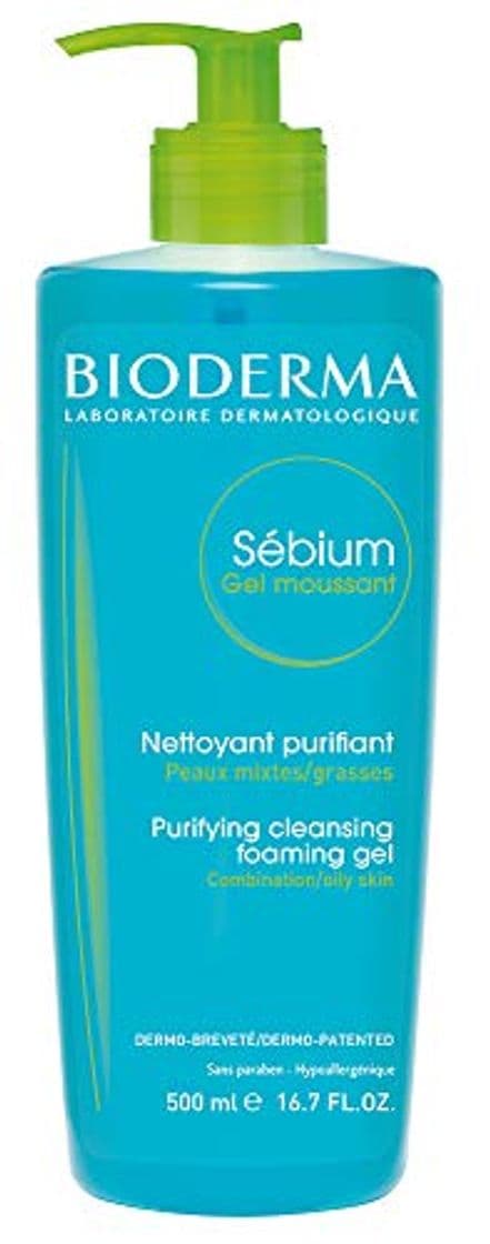 Belleza BIODERMA SEBIUM gel moussant nettoyant purifiant 500 ml