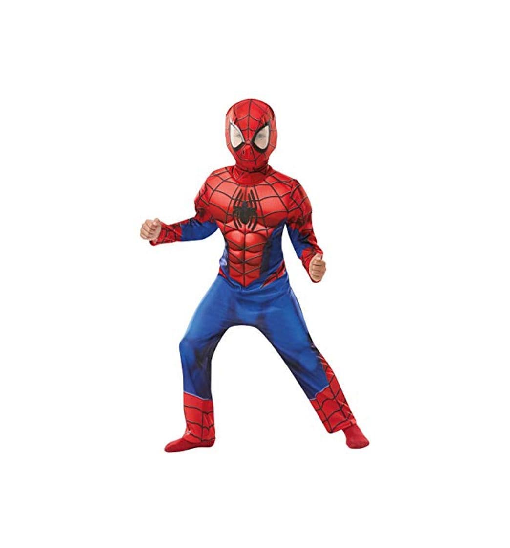 Producto Rubies 640841S SPIDERMAN Marvel - Disfraz infantil de Spider-Man de lujo