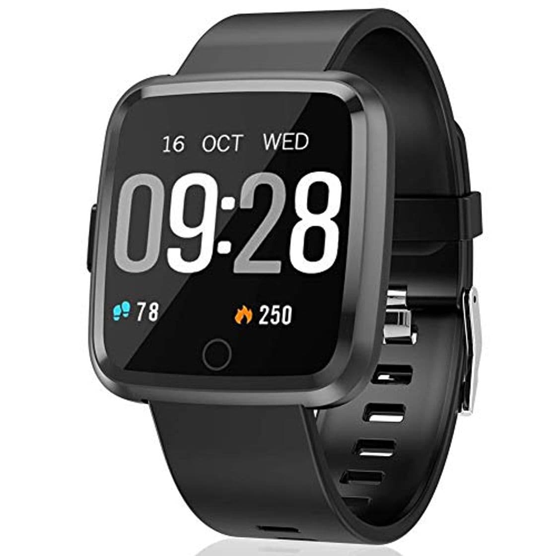 Producto Semaco Smartwatch con Pulsómetro,Impermeable IP67 Reloj Inteligente con Cronómetro, Monitor de sueño,Podómetro,Calendario,Control