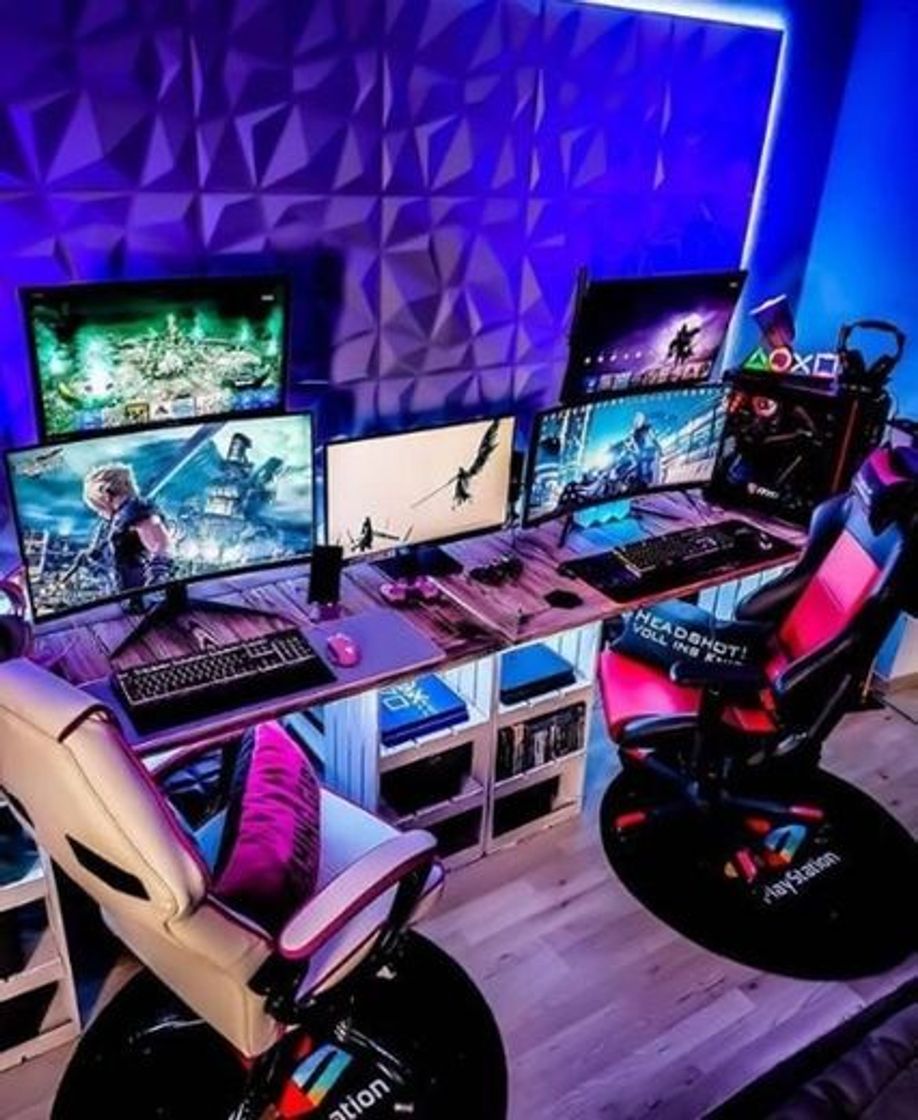 Fashion Awesome gaming room setup 💖