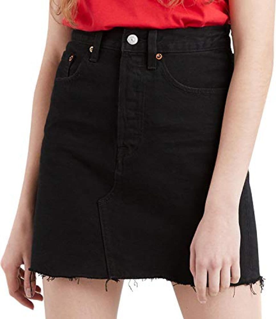 Product Levi's HR Decon Iconic BF Skirt Falda, Negro