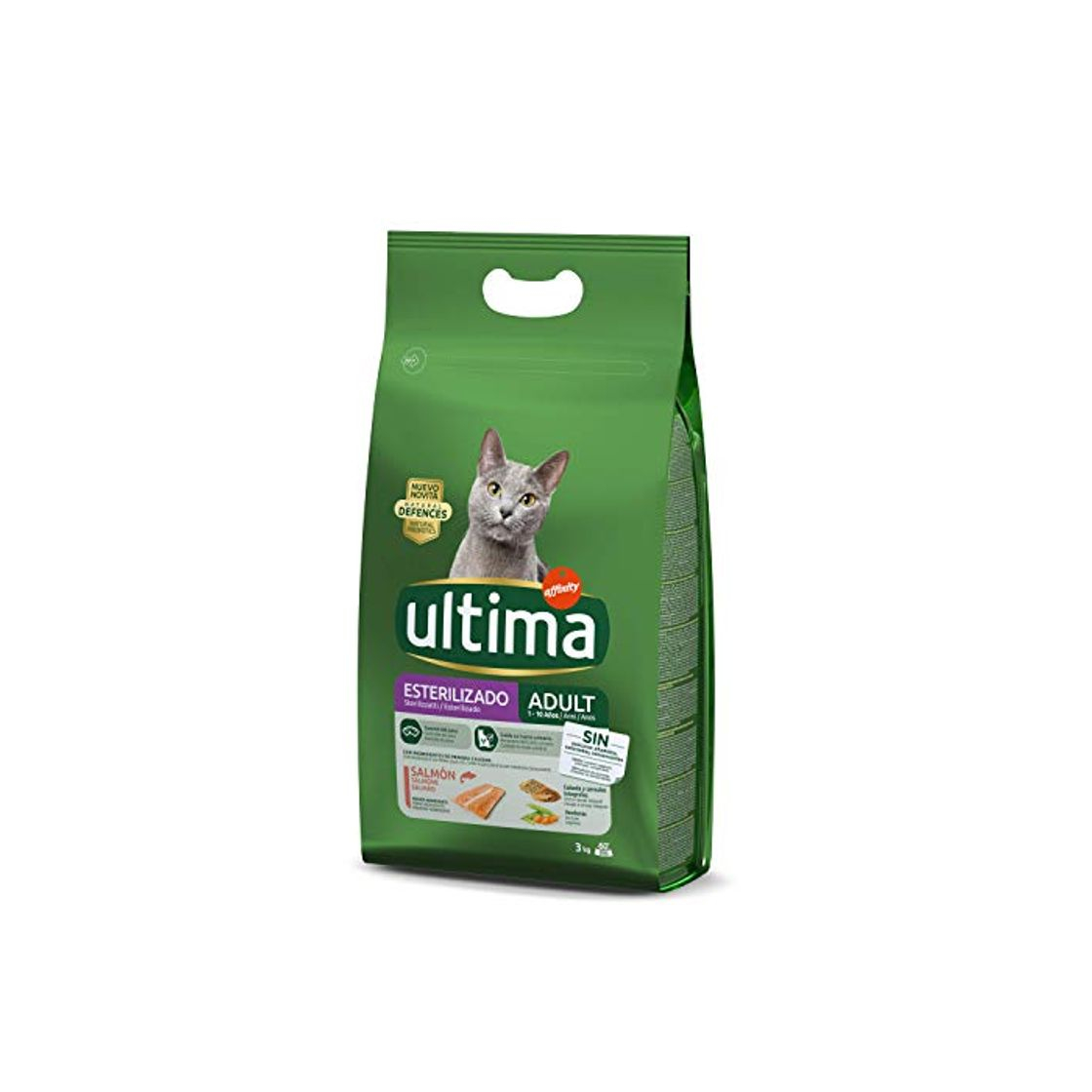 Producto Ultima Pienso para Gatos Esterilizados Adulto con Salmón