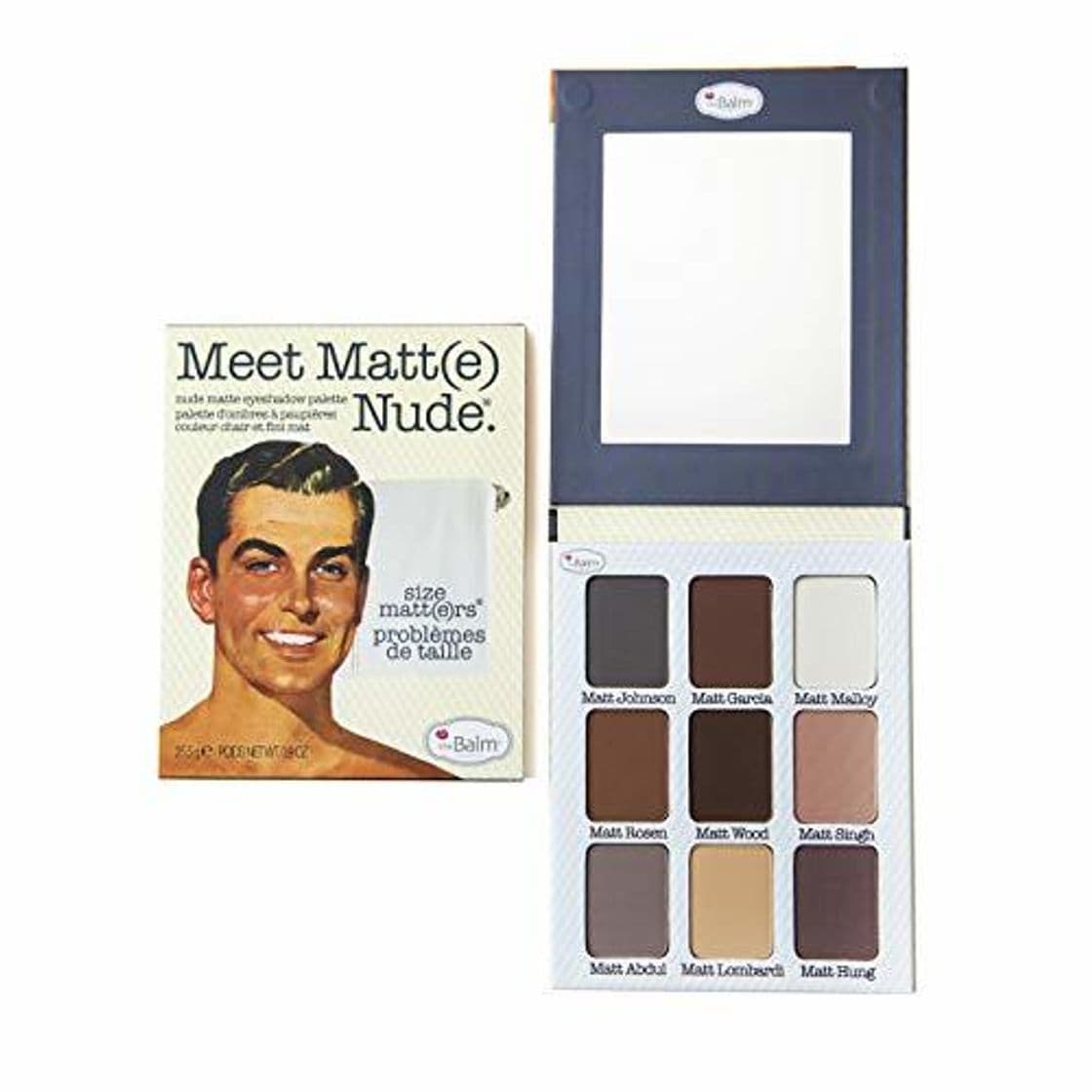 Beauty The Balm Nude Matte Eye Shadow Palette Meet Matt(e) Nude 9 Shades