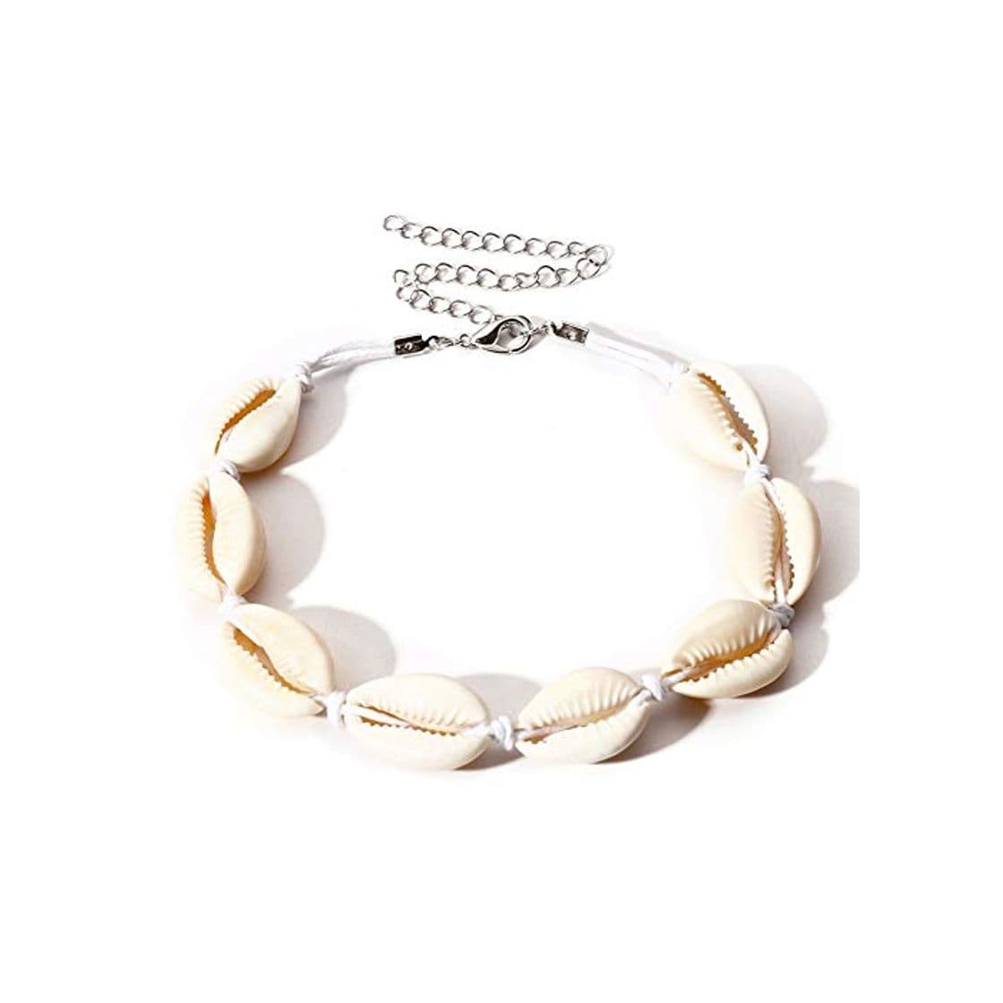 Producto Delleu Natural Cowrie Perlas Concha Tobillera Pulsera Hecha a Mano Playa de pie joyería Estilo Hawaiano Ajustable para Las Mujeres