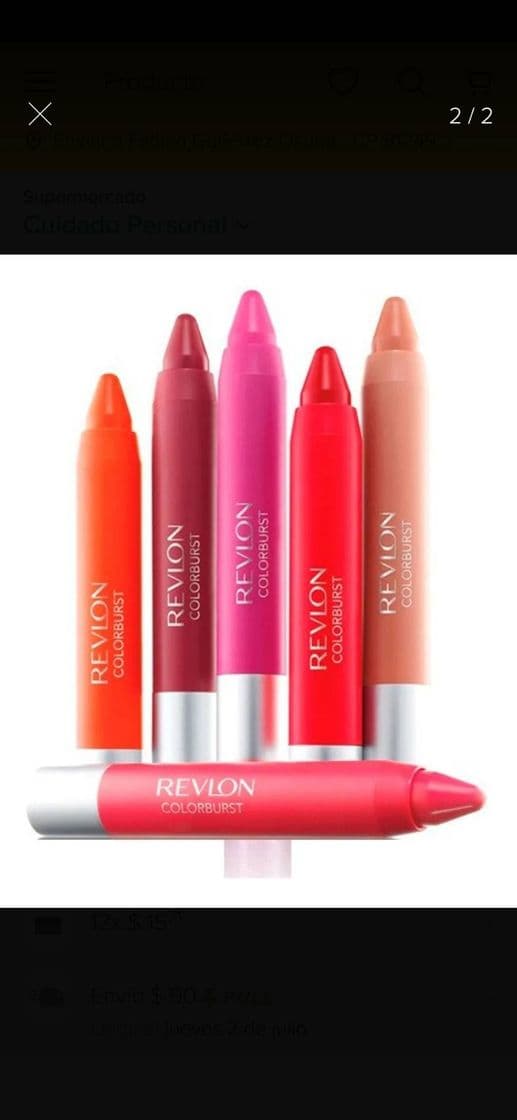 Moda Labial humectante marca Revlon