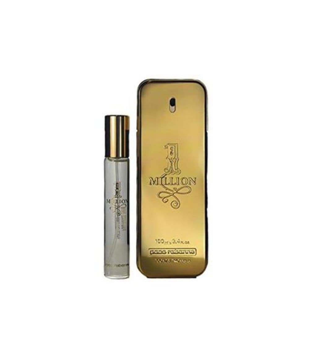 Belleza Paco Rabanne One Million Perfume Set para Hombres(Eau de Toilette 100ml+Eau de