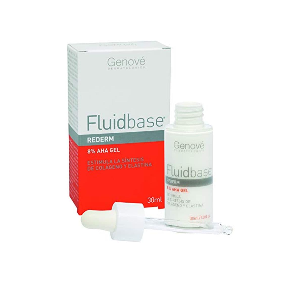 Producto FLUIDBASE REDERM 8% AHA GEL 30 ML