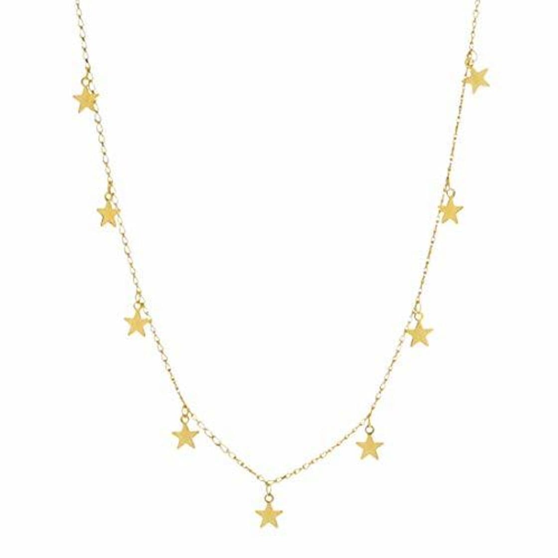 Fashion joyliveCY Moda Simple Estrella de Cinco Puntas Collar Colgante Belleza Colgante pequeño