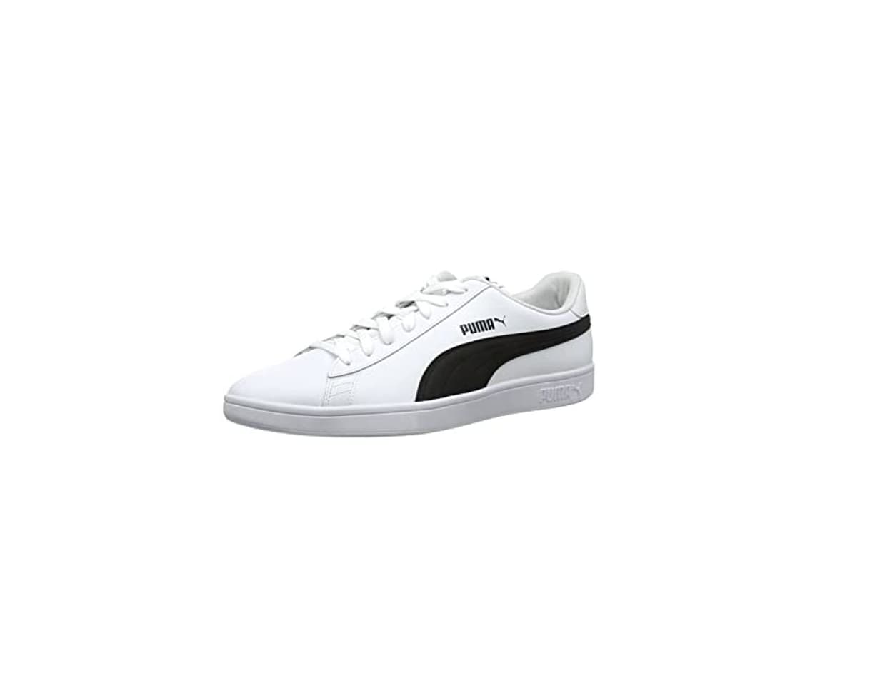 Moda Puma Smash V2 L, Zapatillas Unisex Adulto, Blanco