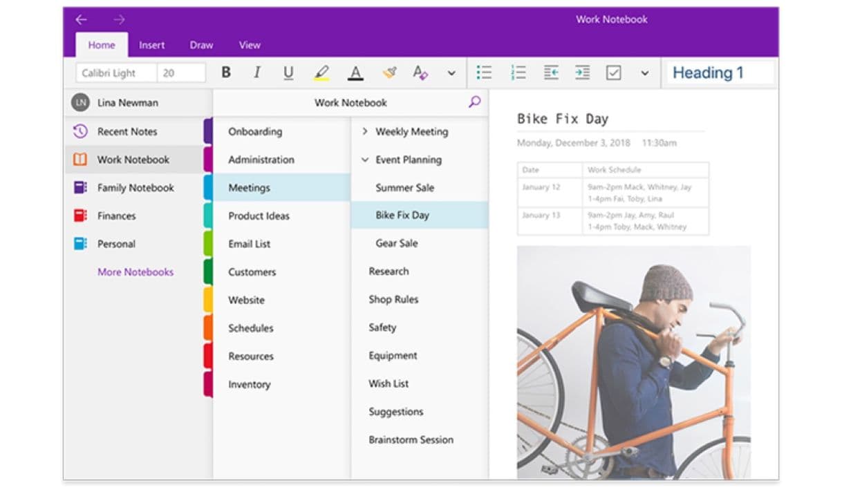 Moda Microsoft OneNote | The digital note-taking app for your devices