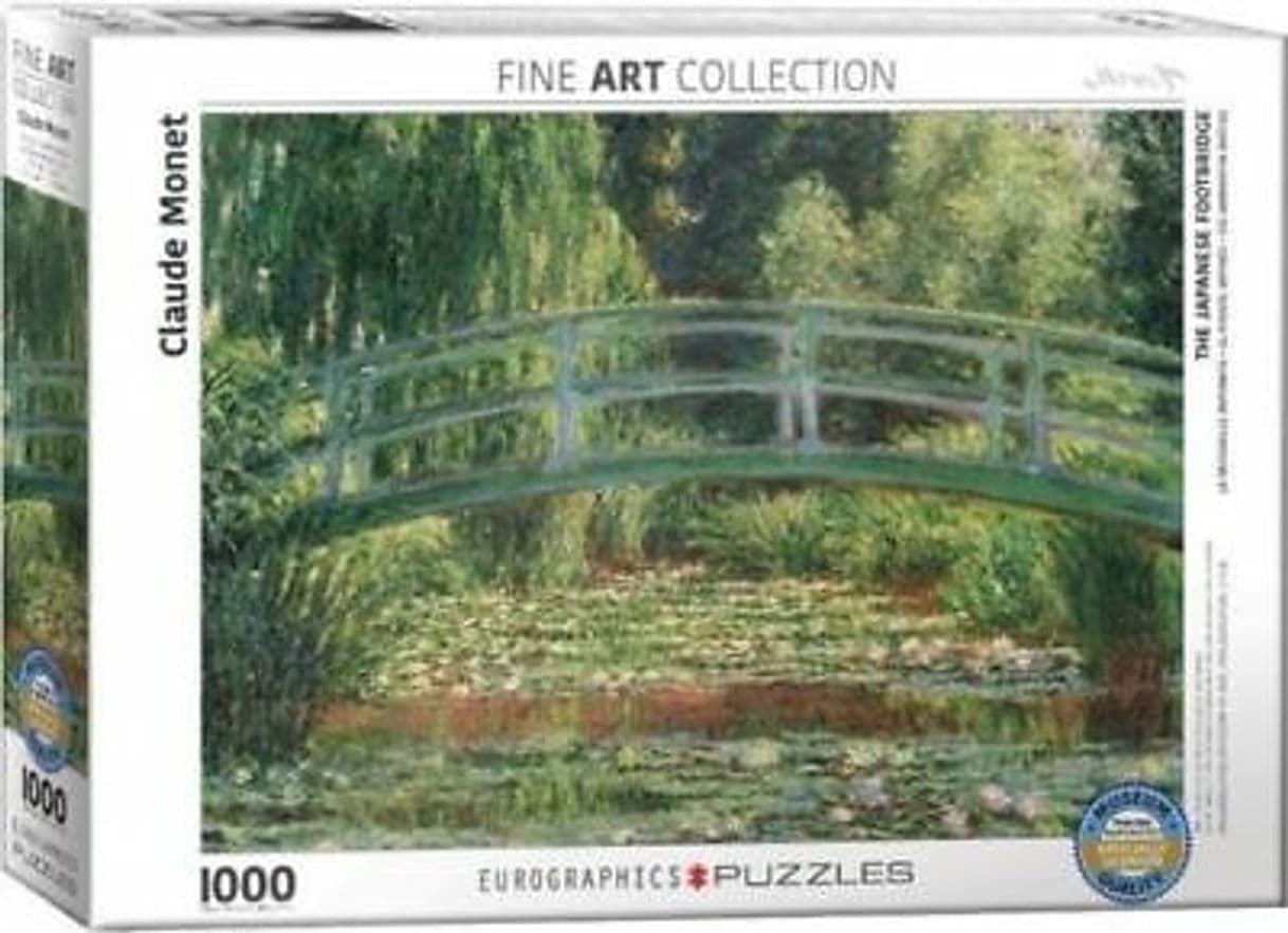 Moda Claude Monet puente 1000 Pieza Rompecabezas 