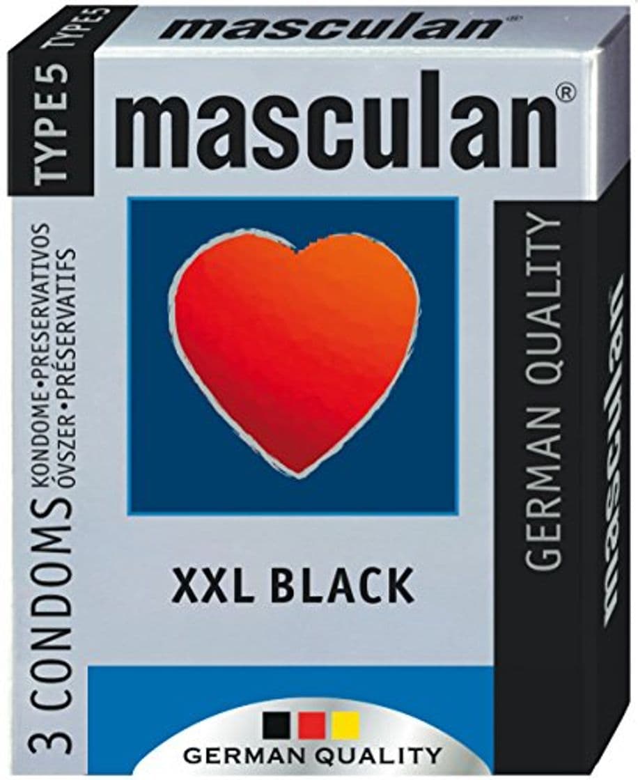 Product Masculan Preservativos tipo 5 negro