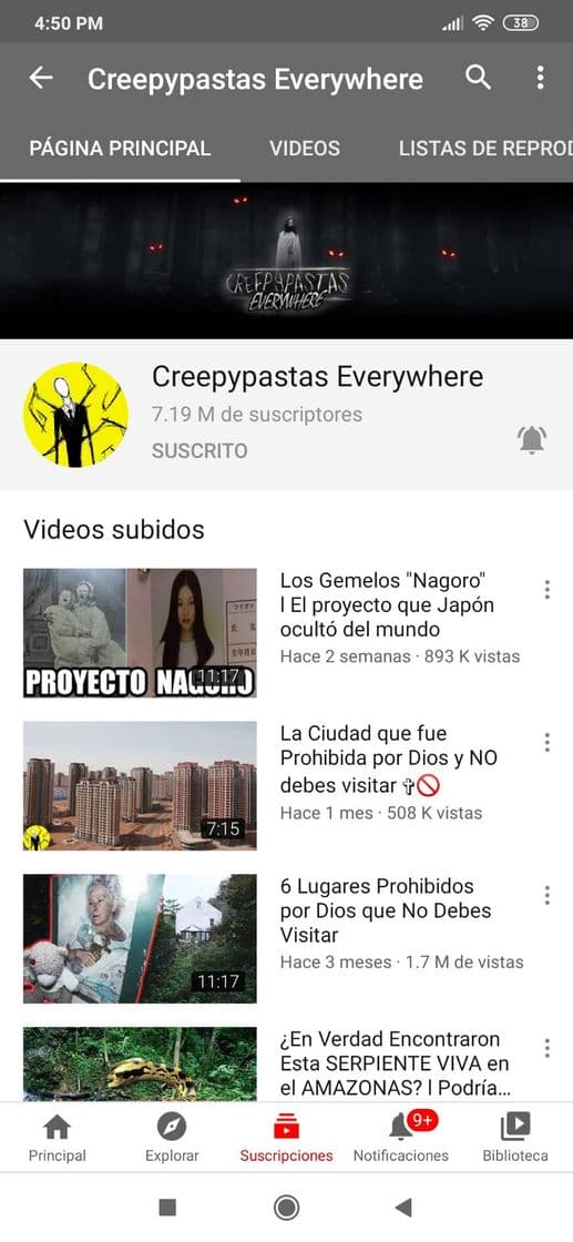 Moda Creepypastas Everywhere's YouTube Stats (Summary Profile ...