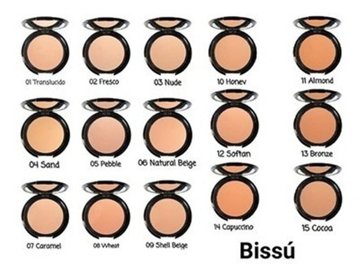 Moda Polvo compacto Bissu.