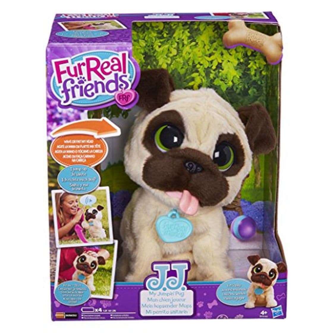 Product Furreal Friends - Peluche interactivo JJ, Mi Perrito Saltarín