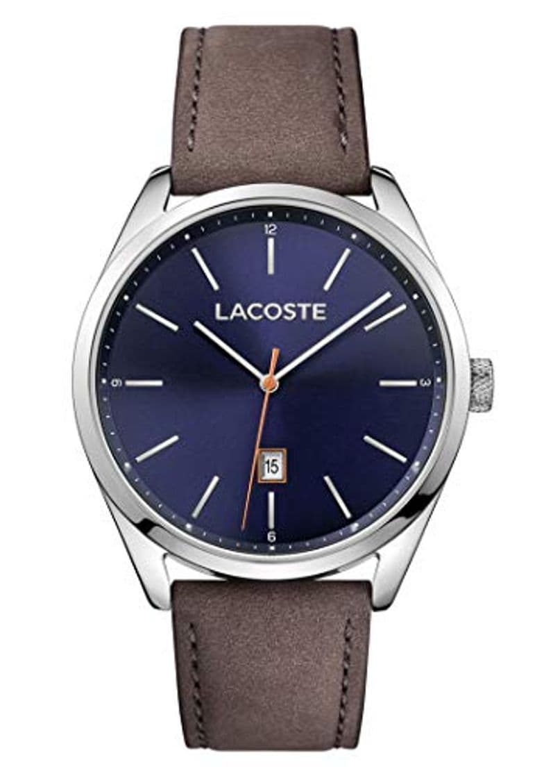 Place Lacoste Reloj Analógico para Hombre de Cuarzo con Correa en Cuero 2010910