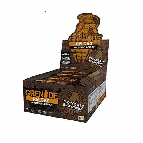 Beauty Grenade Reload Protein Flapjacks Chocolate Browning