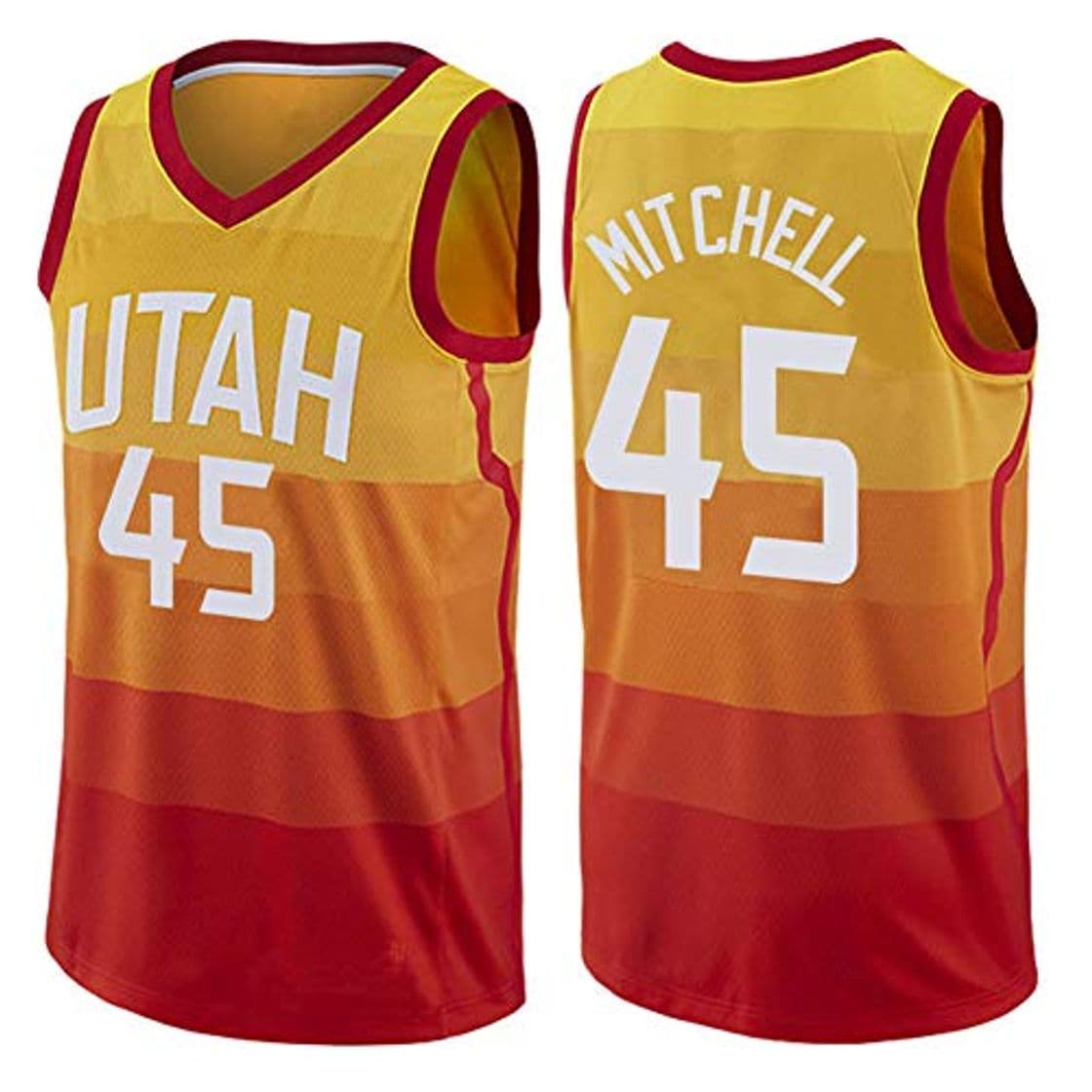 Product LJLis NBA Utah Jazz #45 Donovan Mitchell Ropa Deportiva de Baloncesto para