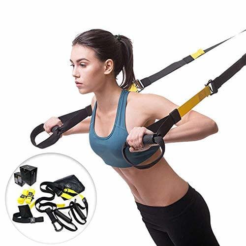 Place CPTTKI Exercise Resistance Bands Set Hanging Training Straps Workout Sport Home Fitness