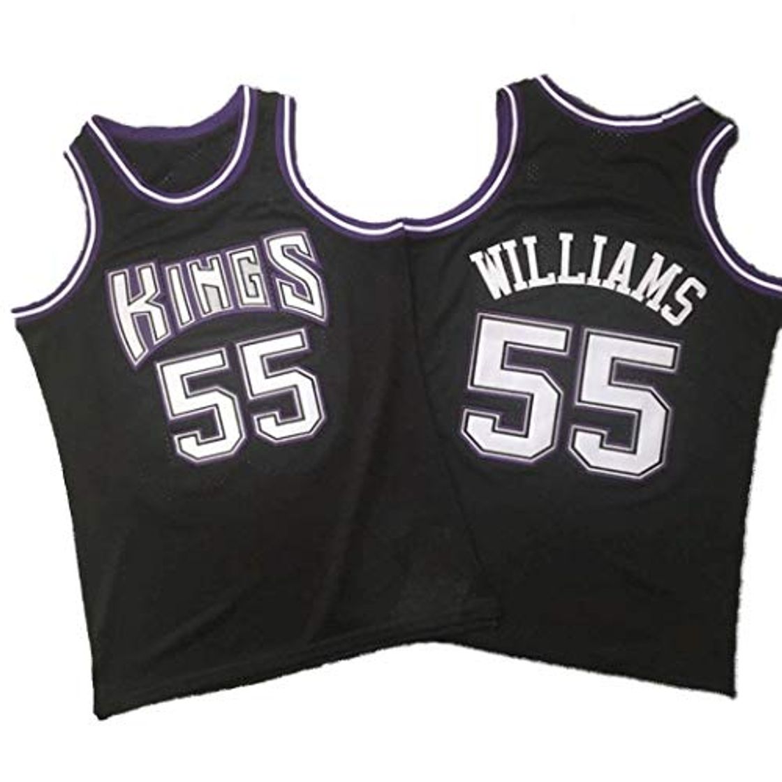 Product Jason Williams Jersey # 55 de los Hombres de Baloncesto, Chocolate Blanco