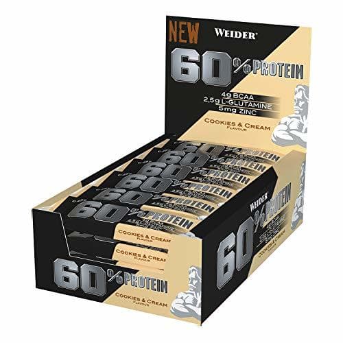 Beauty Weider 60% Protein Bar Cookies & Cream 24 x 45 gr