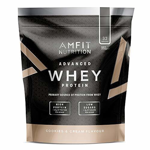 Belleza Marca Amazon - Amfit Nutrition Proteína Whey de suero de leche sabor