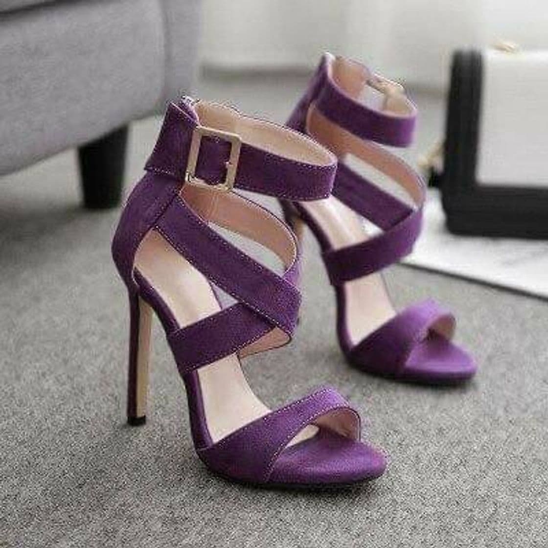 Fashion Sandalias moradas😍