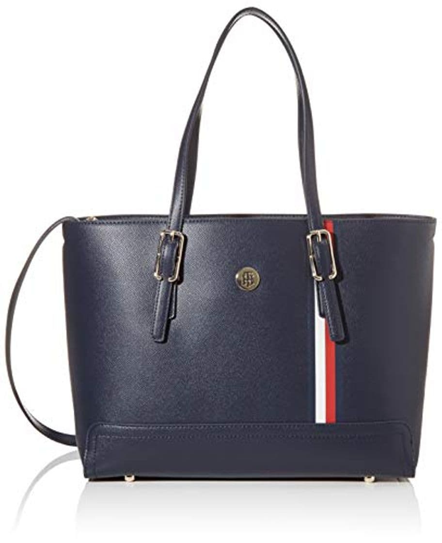 Moda Tommy Hilfiger - Honey Med Tote, Bolsos totes Mujer, Azul