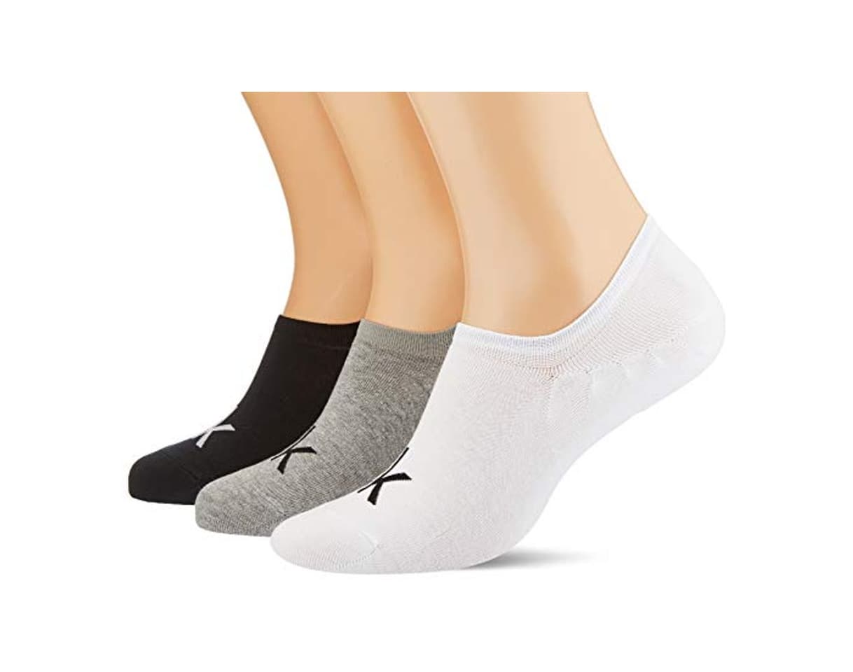 Moda Calvin Klein Socks Herren ECA343 Sneakersocken, Schwarz